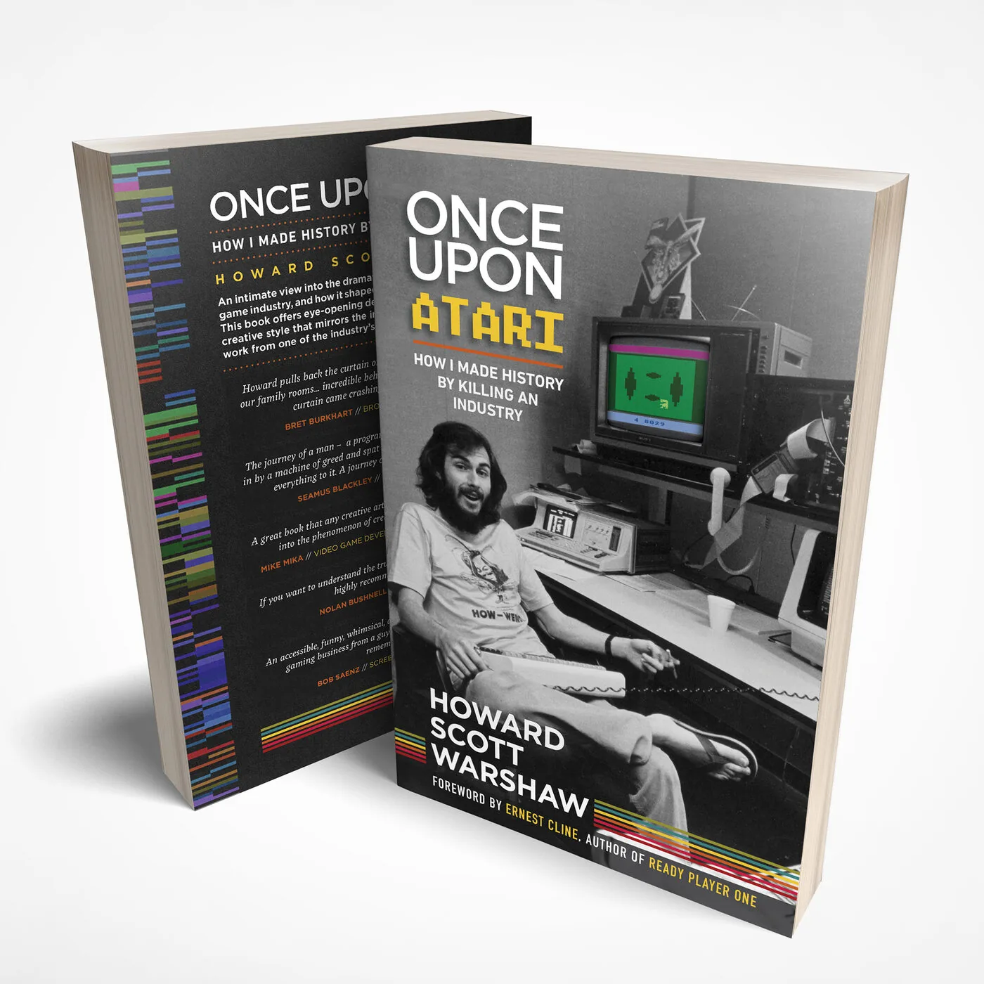 Once Upon Atari book design for Howard Scott Warshaw