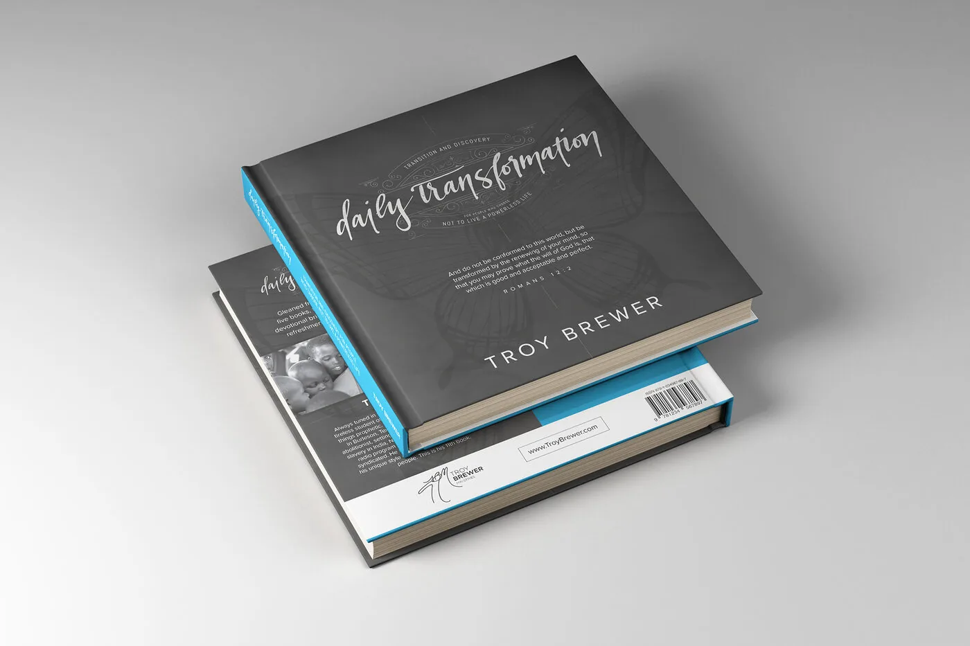 Daily Transformation book cover design