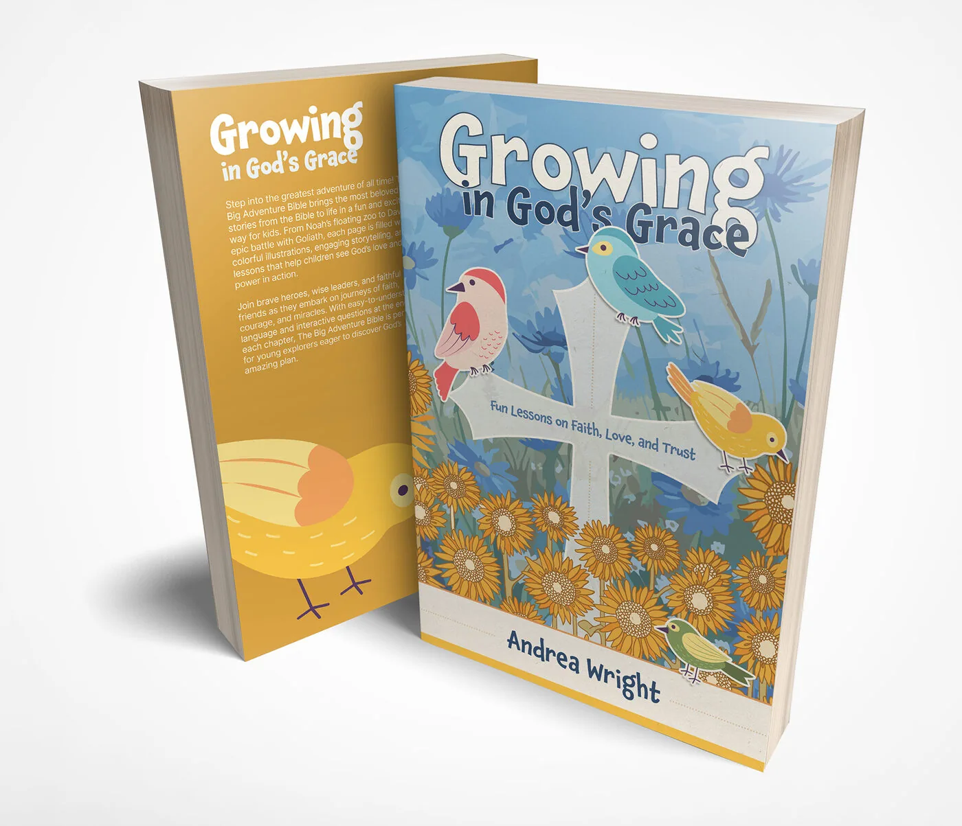 Growing in God's Grace book cover design