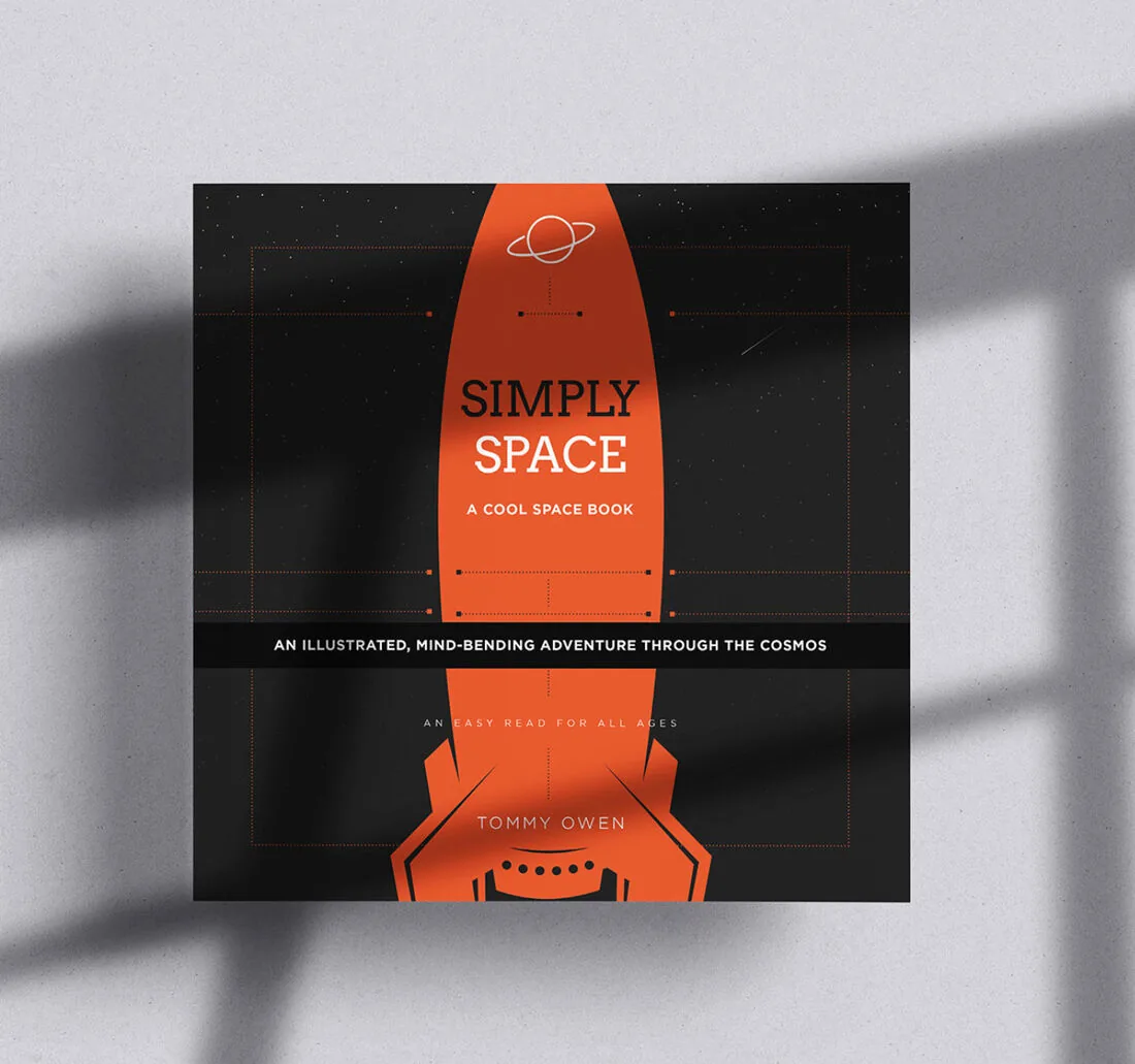 Simply Space book cover design