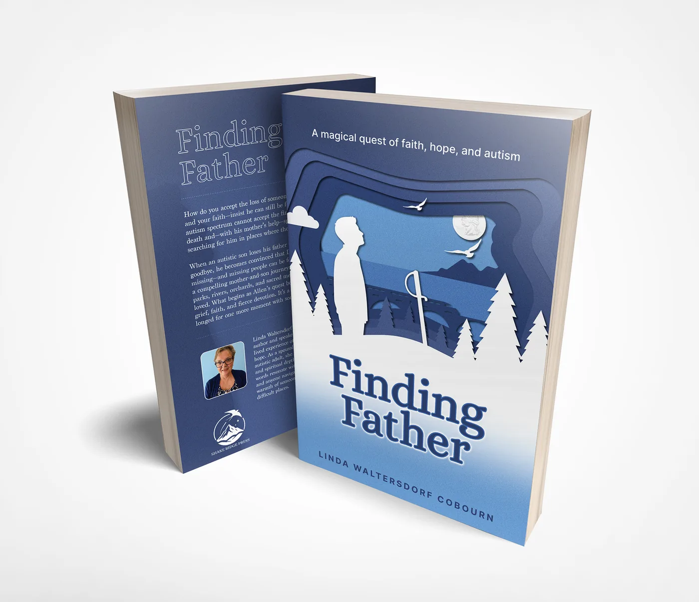 Finding Father book cover design
